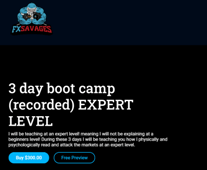 You are currently viewing FX Savages – 3 Day Bootcamp
