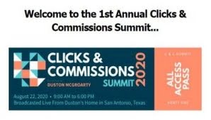 You are currently viewing Duston Mc Groarty – Clicks & Commissions Summit 2020