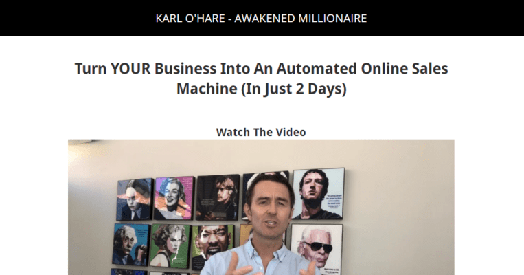 Read more about the article Karl O’Hare – Online Business In A Box