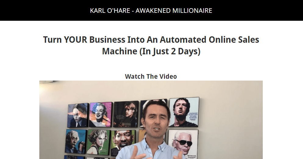 You are currently viewing Karl O’Hare – Online Business In A Box