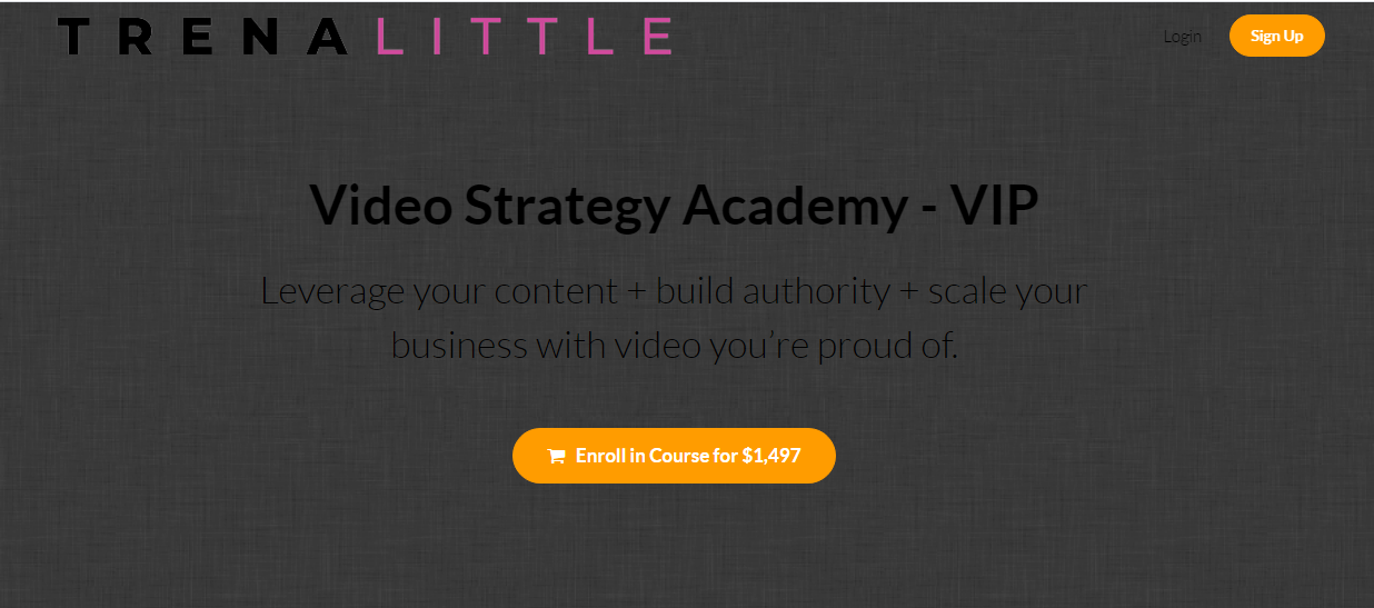 You are currently viewing Trena Little – Video Strategy Academy Full Course