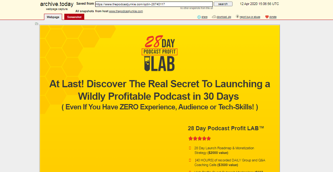You are currently viewing Jamie Atkinson – 28 Day Podcast Profit LAB