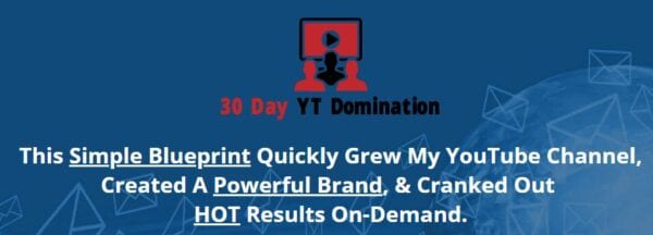 Read more about the article 30 Day YouTube Domination Launching 9 March 2021