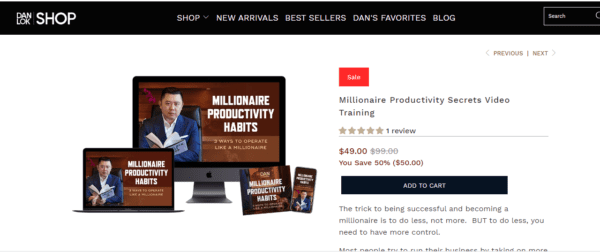 Read more about the article Dan Lok – Millionaire Productivity Secrets