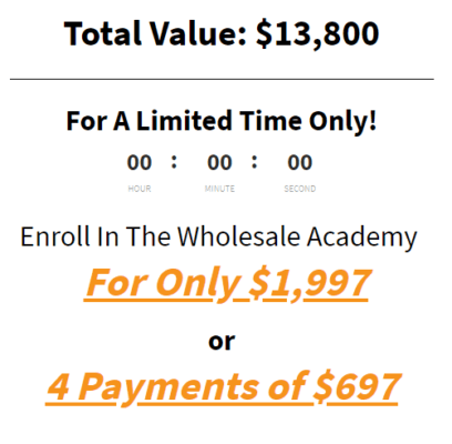 Read more about the article Larry Lubarsky – Wholesale Academy Update 3 Download