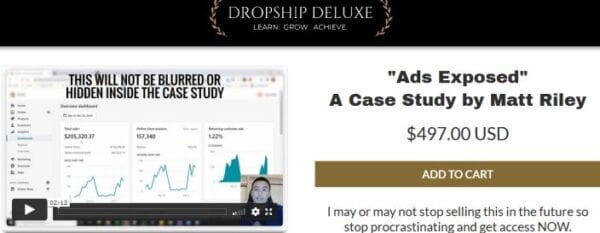 You are currently viewing Matt Riley – Ads Exposed Case Study 2021
