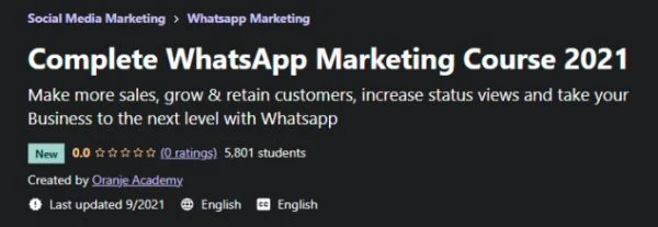 Read more about the article Complete WhatsApp Marketing Course 2021