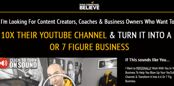 Read more about the article Evan Carmichael – Youtube Growth Bootcamp Download