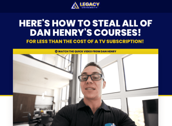 You are currently viewing Dan Henry – Legacy University Download