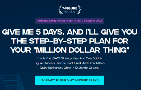 Read more about the article Ryan Moran – 5 Days To 7-Figures Challenge Download