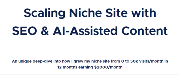 Read more about the article Tejas Rane – Scaling Niche Site with SEO & AI-Assisted Content Download