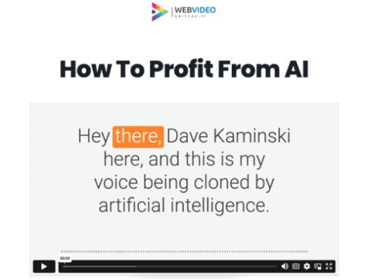 Read more about the article Dave Kaminski – How To Profit From AI Download