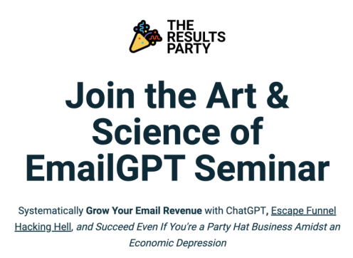 Read more about the article Mike Becker – Art & Science of EmailGPT Seminar Download