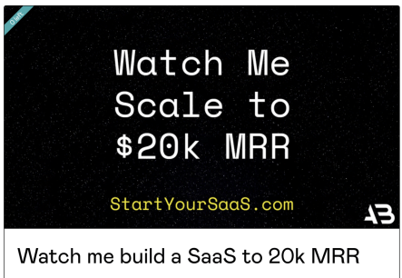 Read more about the article Alex Berman – Watch me build a SaaS to 20k MRR Download