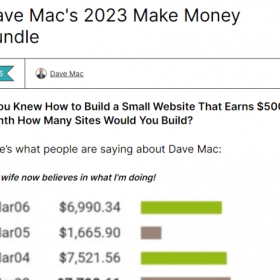 Dave Mac’s 2023 Make Money Bundle Download