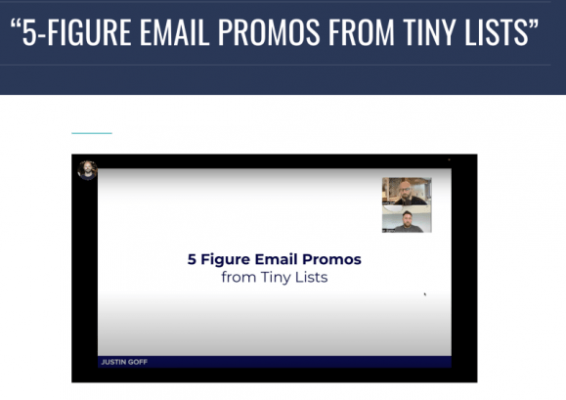 Read more about the article Justin Goff – 5-Figure Email Promos From Tiny Lists Download