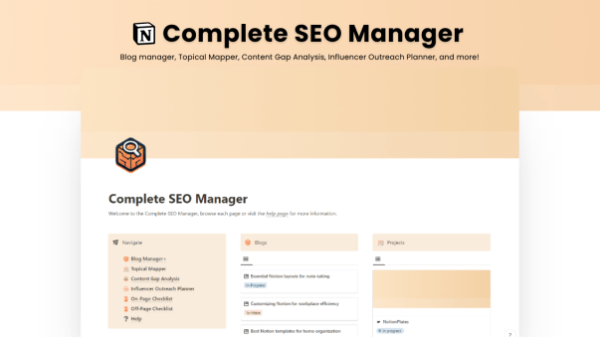 Read more about the article Notion For SEO – Complete SEO Manager For Notion Download