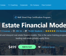 Wall Street Prep – Real Estate Financial Modeling Download