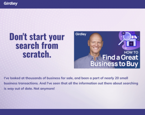 Read more about the article Michael Girdley – How To Find A Great Business To Buy Download