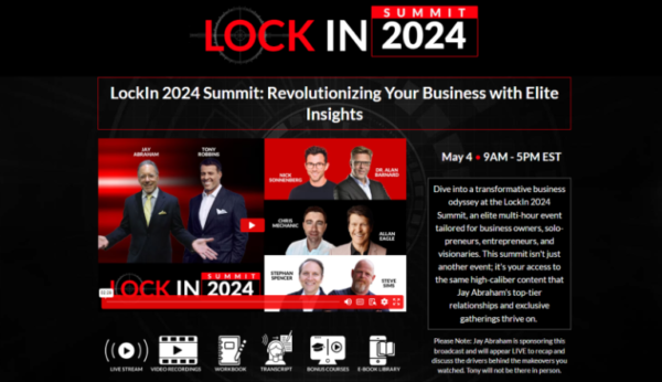 Read more about the article Jay Abraham – Lock In Summit 2024 Download