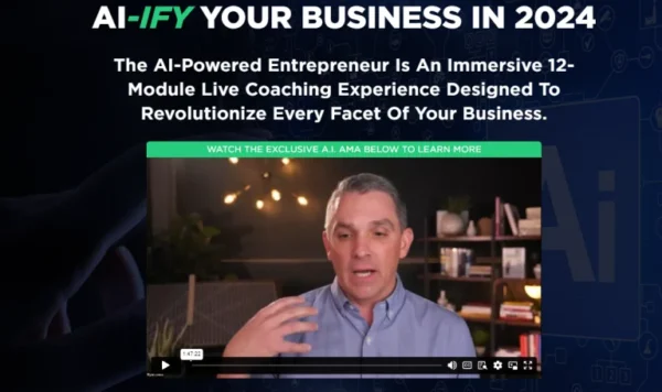 You are currently viewing Ryan Deiss – AI-Powered Entrepreneur Accelerator ELITE Download