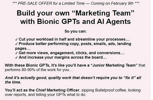 Read more about the article Sam Woods – Bionic GPTs, AI Agents Download