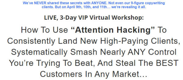 Read more about the article Stefan Georgi – The 3 Day “Attention Hacking” VIP Workshop Download