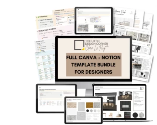 Read more about the article Clare Le Roy – The Complete Canva and Notion Template Bundle for Designers Download