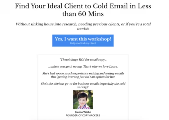 Read more about the article Laura Lopuch – Find Your Lead Workshop Download