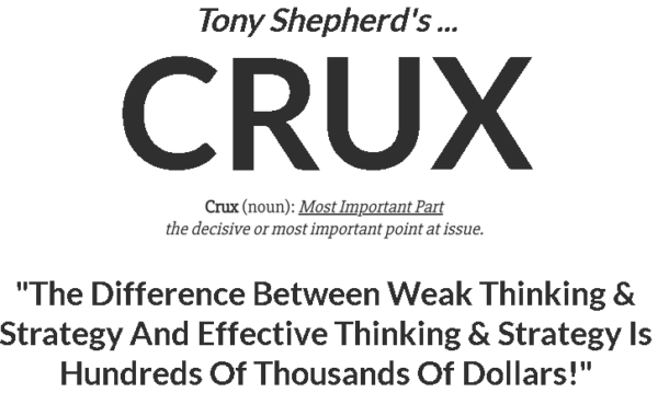 Read more about the article Tony Shepherd – CRUX Blueprint – Get My Brand-New Coaching Blueprint Download