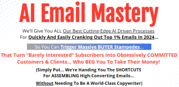 Read more about the article Mario Castelli and Luke – The AI Email Mastery Download