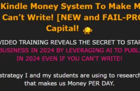 [2024 VIDEO TRAINING] Make Money With Kindle Books In 2024 [NEW METHOD] Download