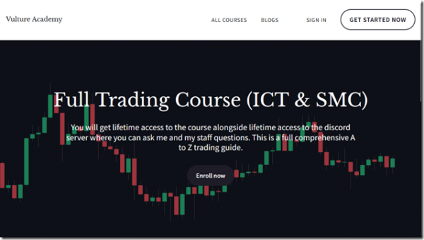 Read more about the article Vulture Academy – Full Trading Course ITC & SMC Download
