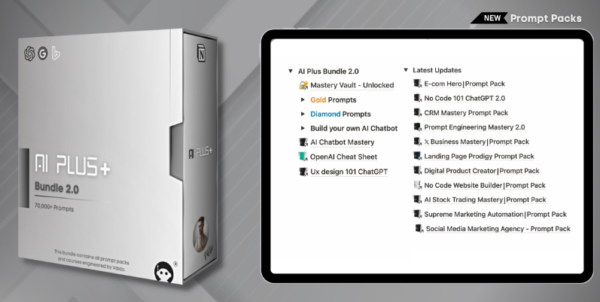 Read more about the article All in One – AI Plus Bundle 2.0 – The Best Prompt Bundle On The Planet Download
