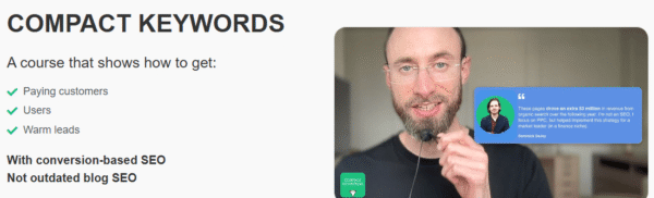 Read more about the article Edward Sturm – SEO – COMPACT KEYWORDS – TOP COURSE Download