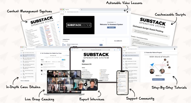 Read more about the article Write Build Scale – Substack System Download